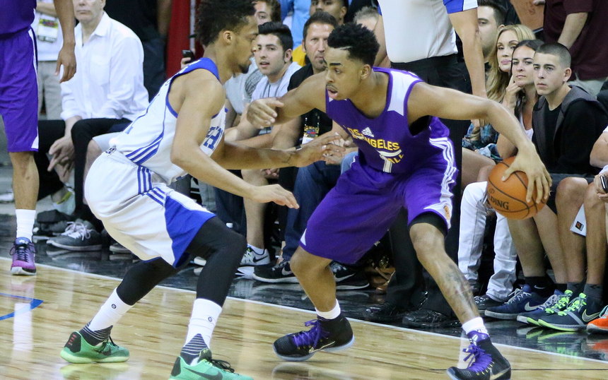 A Summer League game in progress